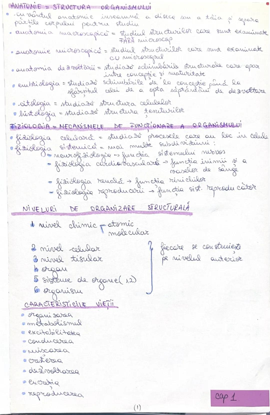 --- OCR Start ---
ANATOMIE = STRUCTURA ORGANISMULUI
•cu vântul anatomie inseamnă a disece sou a taia și separa
parțile corpului pentru studi