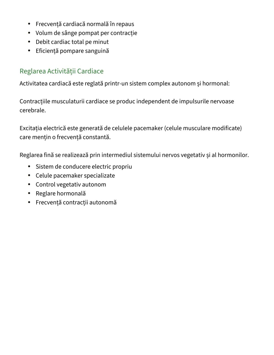# Anatomia şi Funcţionarea Inimii

## Structura Anatomică a Inimii
Inima reprezintă un muşchi cavitar vital pentru organism, având următoare