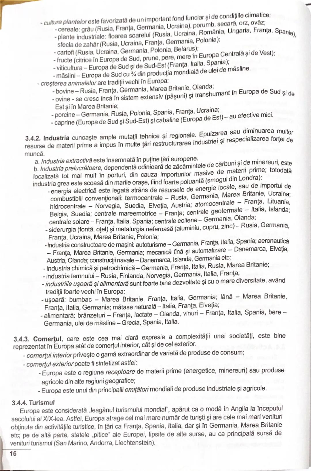 ## 2. Elemente de geografie fizică

## 2.1. Relieful major al Europei

a. **Altimetric,** Europa se desfășoară între -28 m în Câmpia Precasp