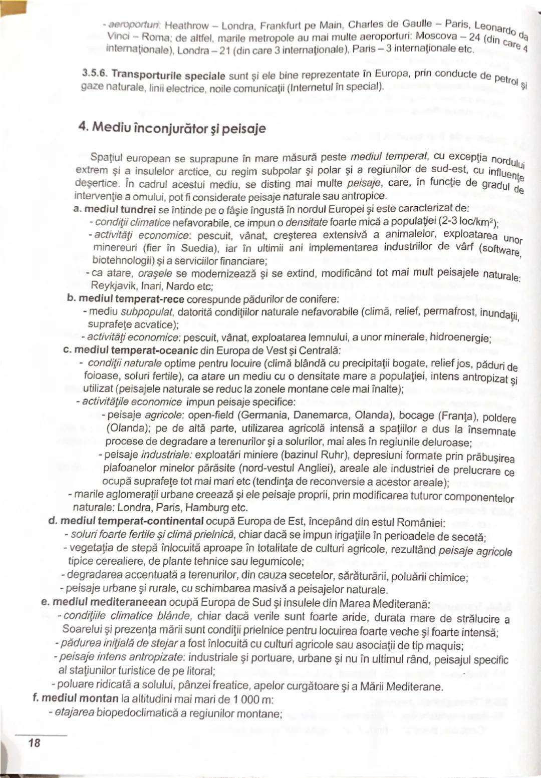 ## 2. Elemente de geografie fizică

## 2.1. Relieful major al Europei

a. **Altimetric,** Europa se desfășoară între -28 m în Câmpia Precasp