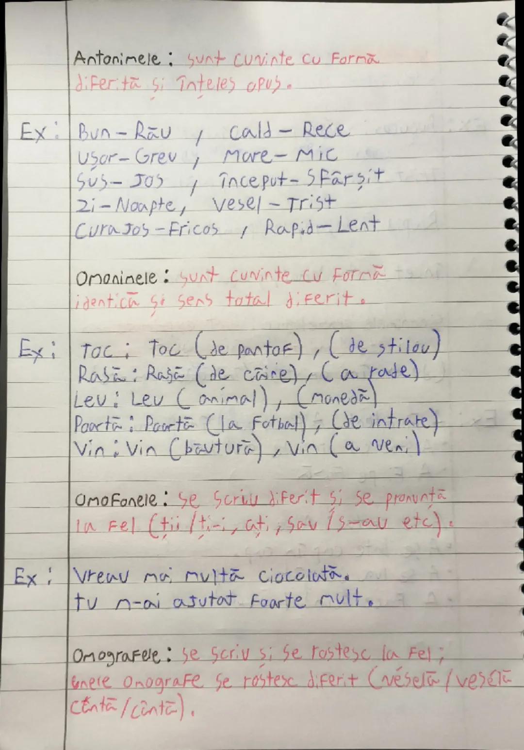Antonimele sunt cuvinte cu Forma
diferită şi înteles opus.

Ex: Bun-Rau /
Usor-Grev,
Cald - Rece
Mare-Mic
Sus-Jos, început- Sfârşit
Zi-Noapt