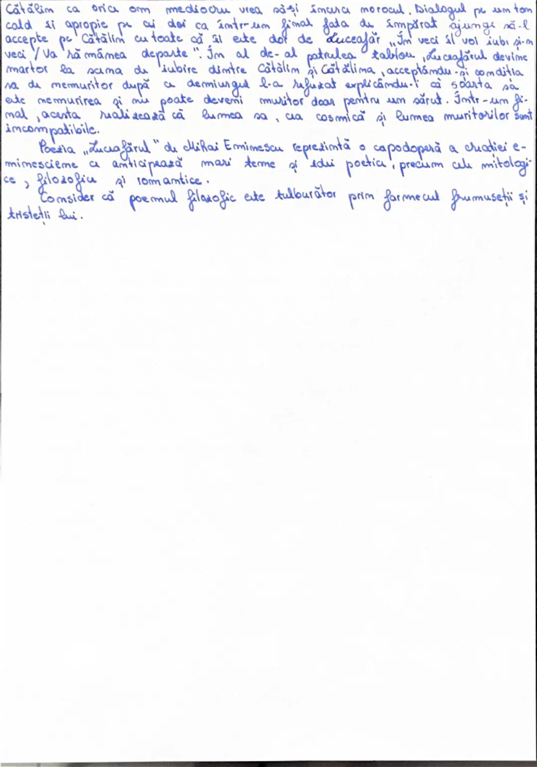 # Luceafărul

Mihai Eminescu

Poemul Zuceafărul "de Mihai Eminescu, apartime curentului literar
romantism, apărut îm Framta în secolul al XI