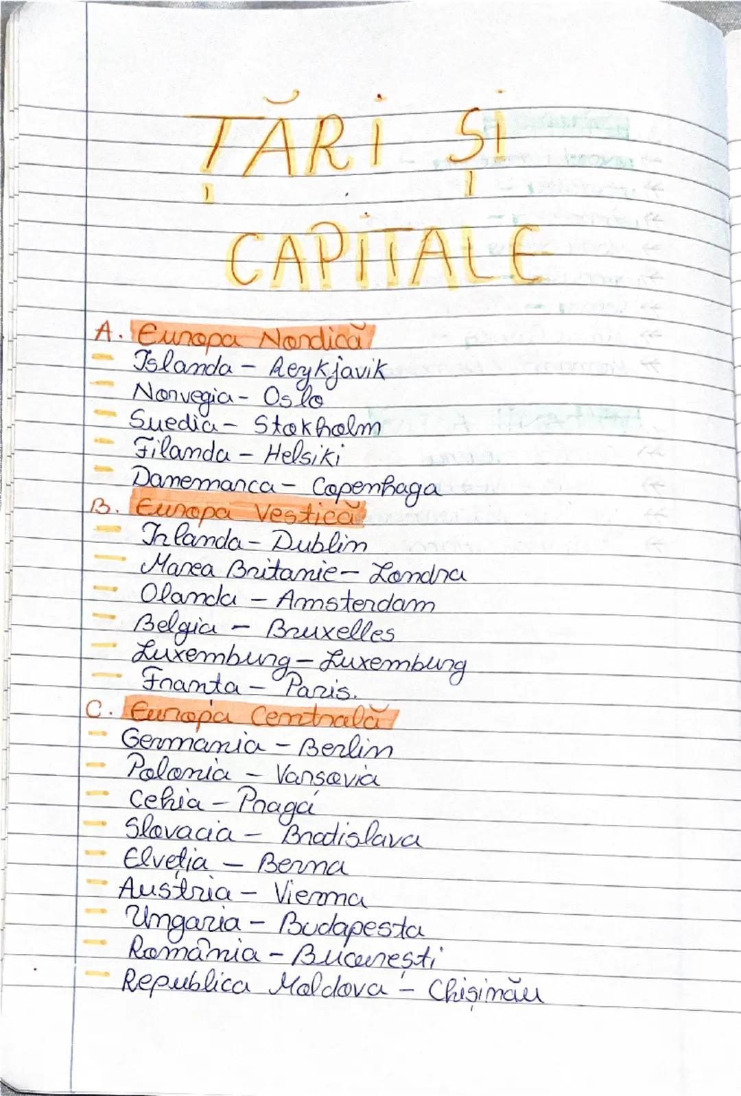 --- OCR Start ---
TARI SI
CAPITALE
A. Europa Nordica
Islanda - Reykjavik
Norvegia- Os lo
Suedia Stokholm
Filanda - Helsiki
Danemarca - Copen