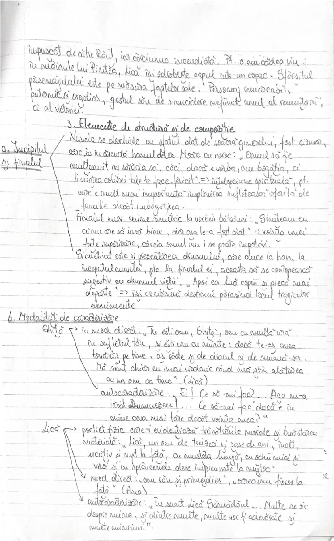 --- OCR Start ---
ÎNCHEIERE
Nuvela psihologica "Moara cu noroc" este capodoperă a lit. române...
deschizând calea către nuvelele create din 