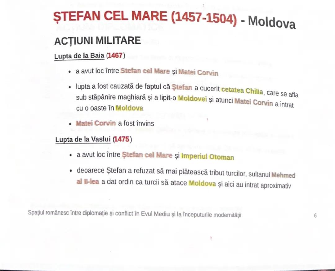 Ștefan cel Mare - Marele Domnitor al Moldovei