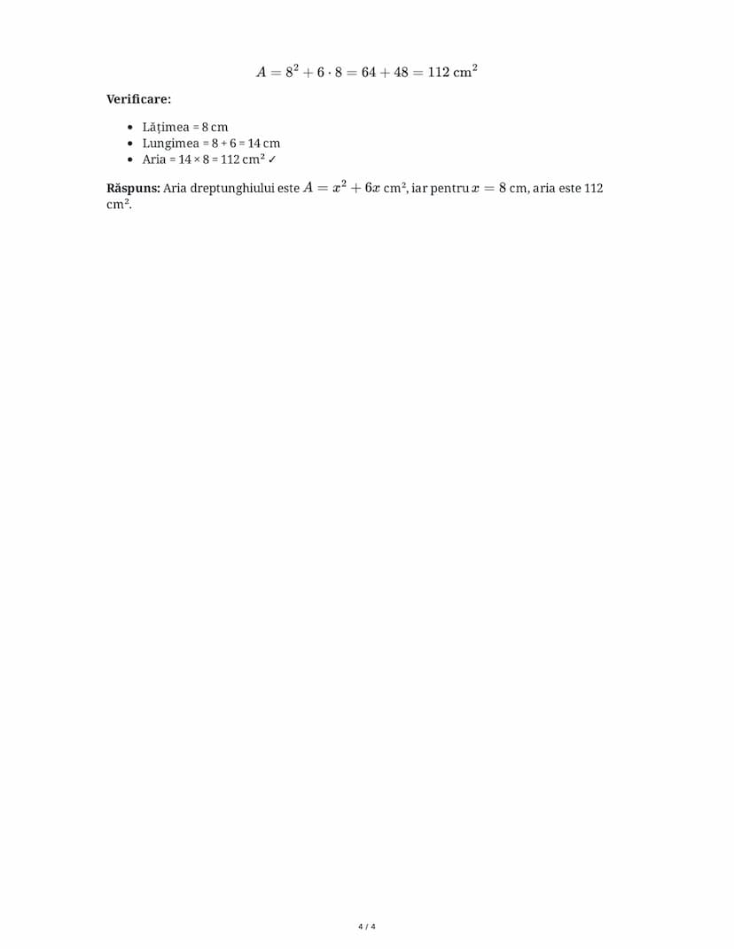 Puteri, Operații, Formule de Calcul și
Descompuneri
Exercițiu 1
Calculează folosind formulele de calcul prescurtat:
a) (3x + 5)²
b) (2a - 7)