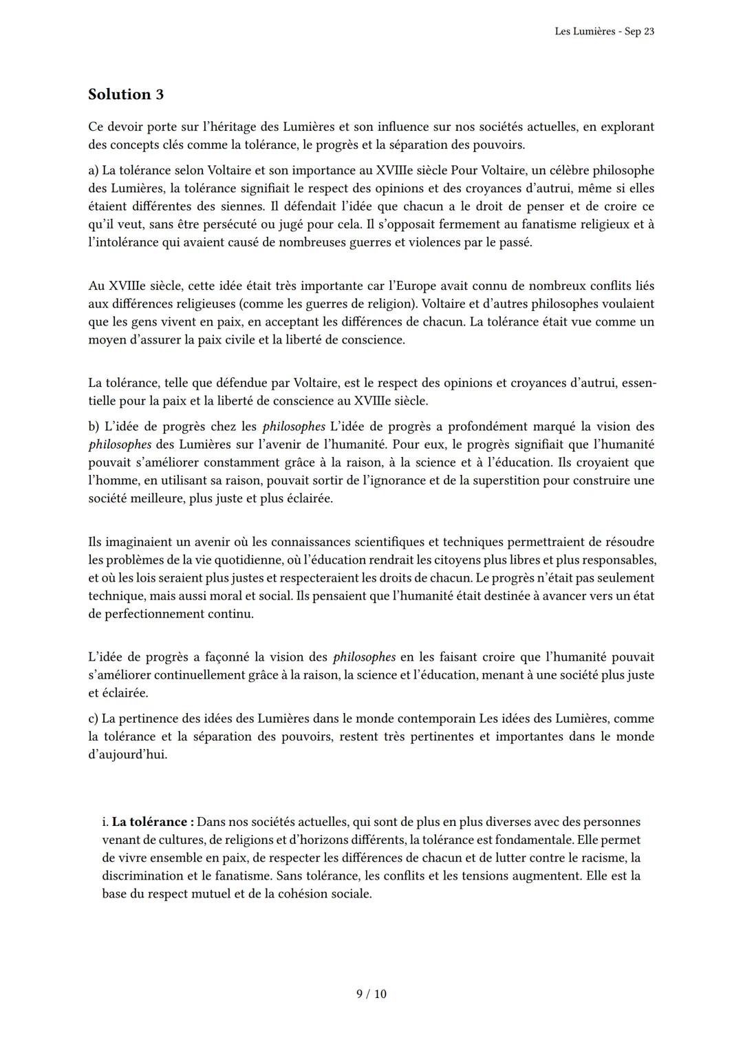 Les Lumières

Généré par Knowunity.fr - Sep 23

Description: Cet examen couvre le sujet des Lumières et leurs concepts clés en Histoire 4ème