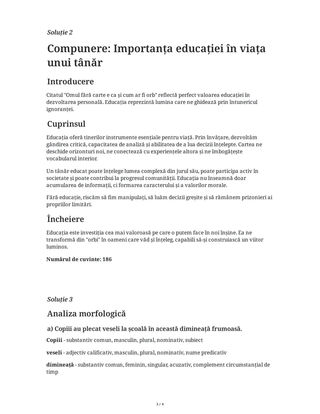 2 June 2025
Simulare completă Română, Evaluarea
Națională clasa a VIII-a
Exercițiu 1
Citește cu atenție textul de mai jos și răspunde la înt