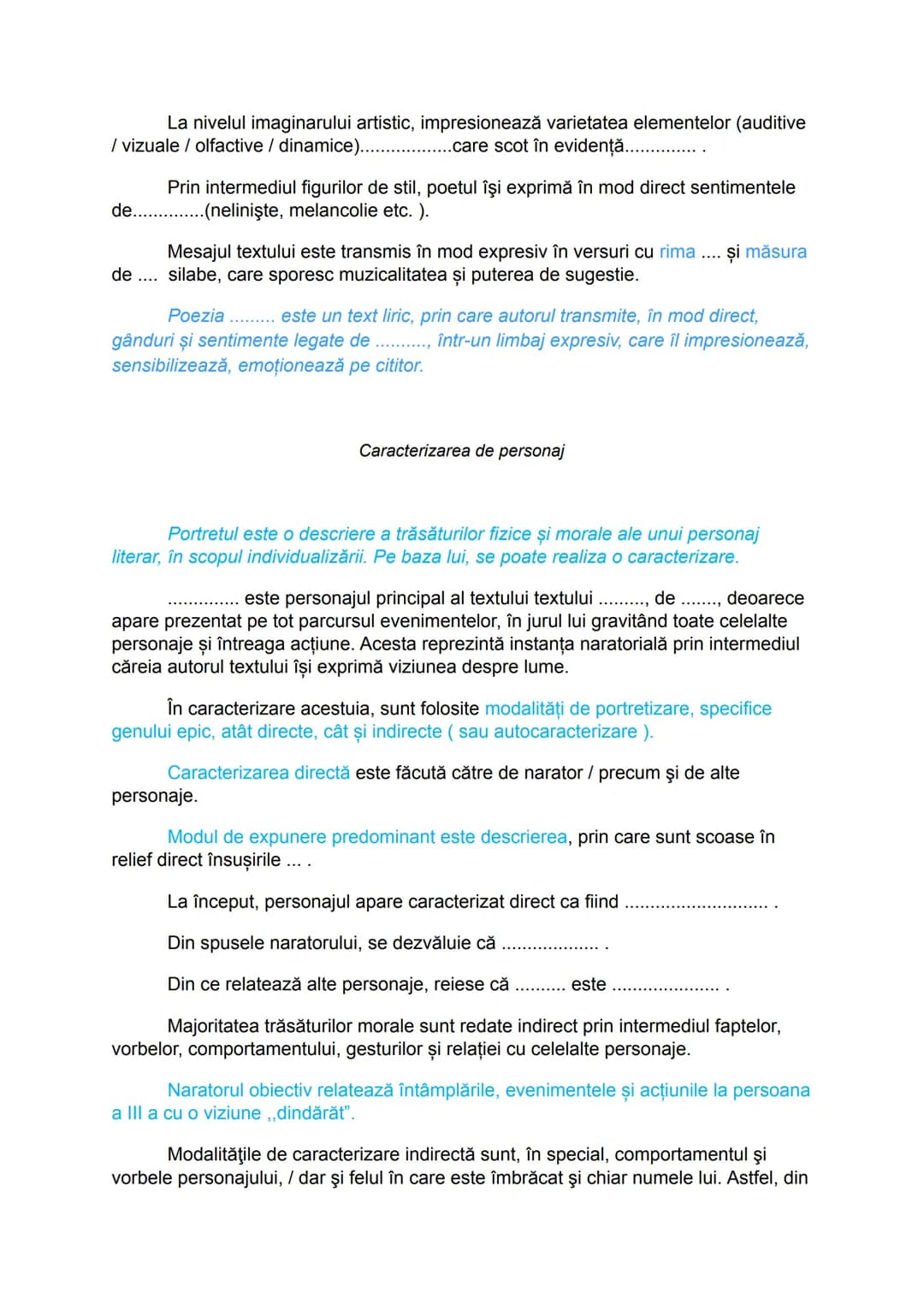 Tipul de stil | Tipul de receptor prezent | Scopul mesajului | Raportul realitate - ficțiune | Structură | Scopul comunicării
--- | --- | --