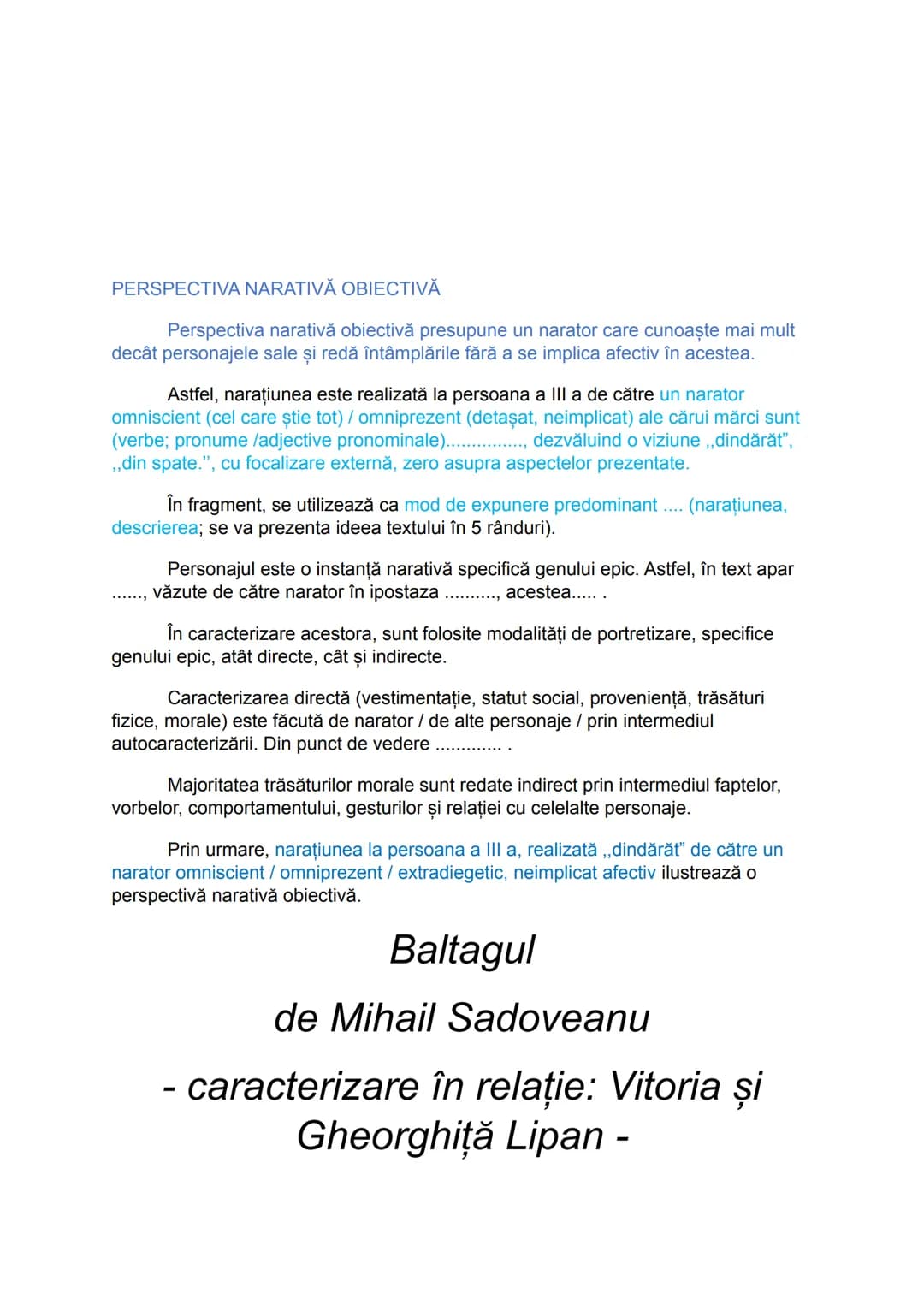 Tipul de stil | Tipul de receptor prezent | Scopul mesajului | Raportul realitate - ficțiune | Structură | Scopul comunicării
--- | --- | --