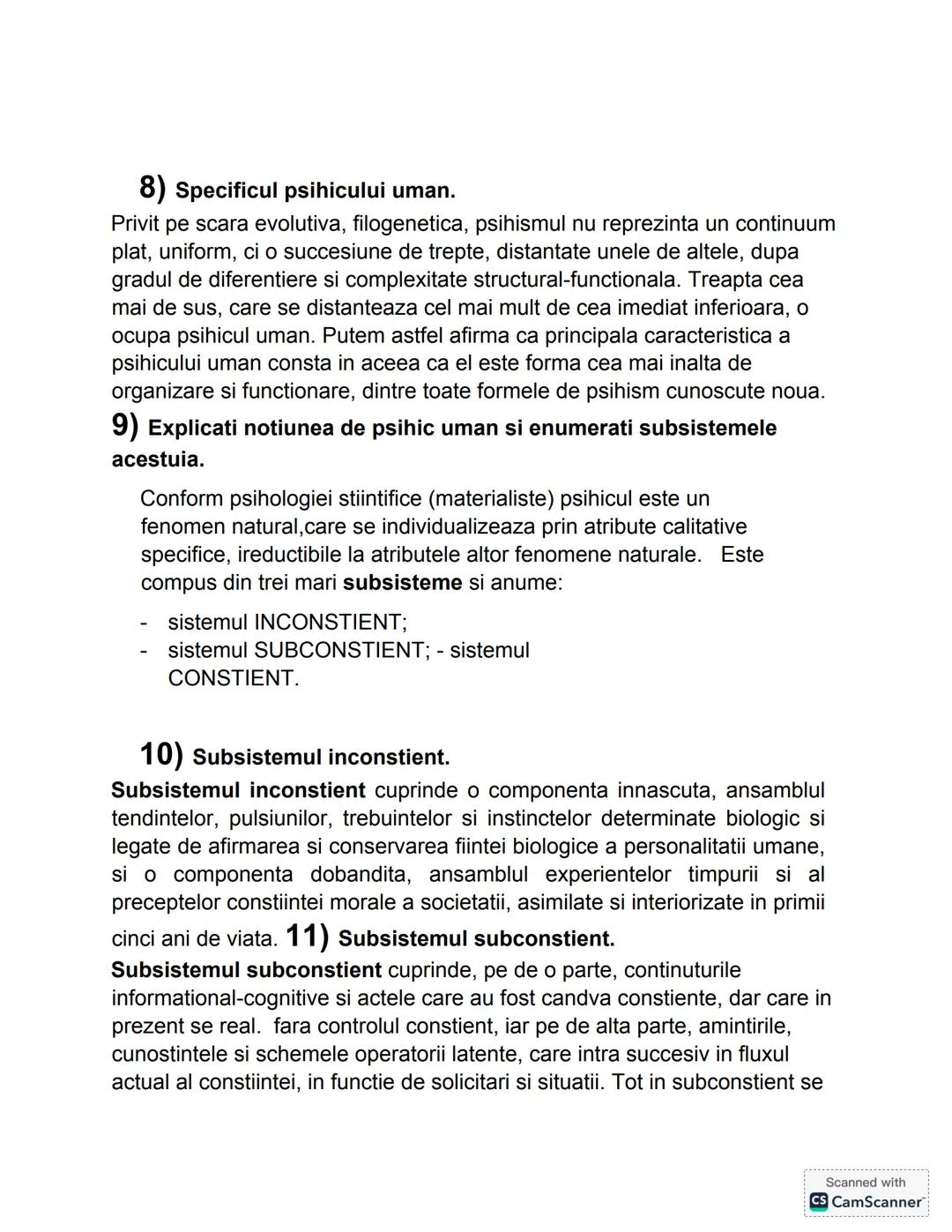 # FUNDAMENTELE PSIHOLOGIEI
1) Descrieti modelul pneumatic al psihicului.
In sec. al VI-lea apare primul model localist cunoscut in gandirea