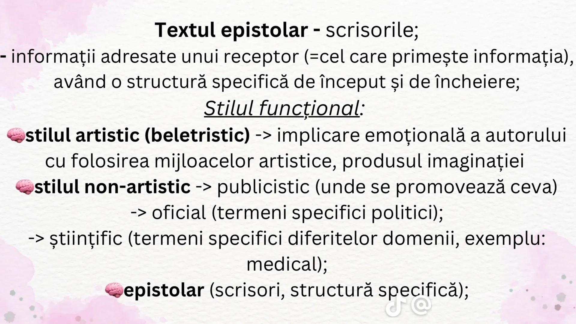 # PROBA ORALĂ LA
# ROMÂNĂ
| CATCHY TEACHER # TIPURI DE TEXTE
TEXTUL DESCRIPTIV - este textul care prezintă portretul
unei persoane sau un