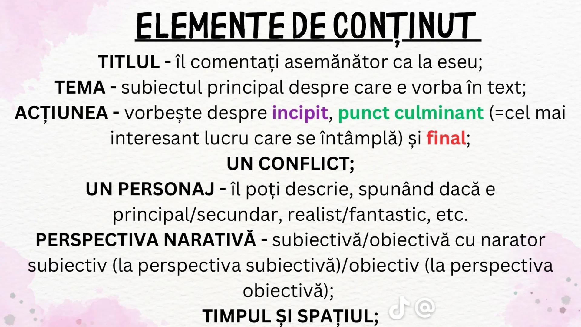 # PROBA ORALĂ LA
# ROMÂNĂ
| CATCHY TEACHER # TIPURI DE TEXTE
TEXTUL DESCRIPTIV - este textul care prezintă portretul
unei persoane sau un
