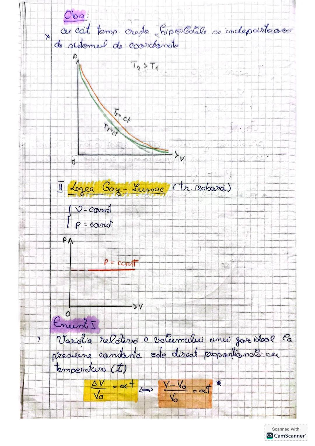 LEGILE GAZULUI
IDEAL
I Logoa Boyle Marrotte
✓ = const
{
IT=cconst
Enunt
presicencs gazelew ideal oflot & temp. comt.
variato invers proporti