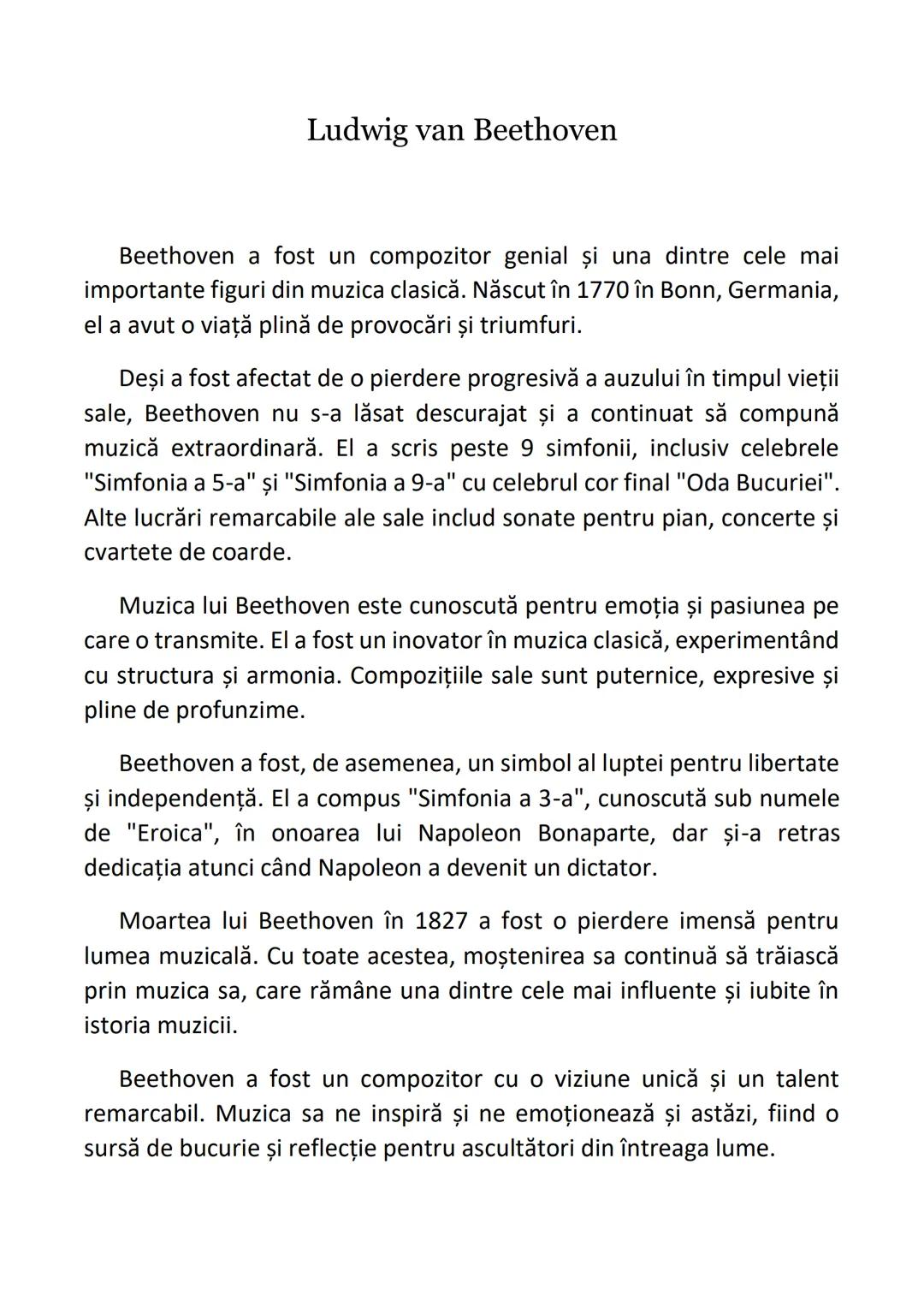 # Wolfgang Amadeus Mozart
Mozart a fost unul dintre cei mai mari compozitori din istorie. Născut
în 1756 în Salzburg, Austria, el a avut un