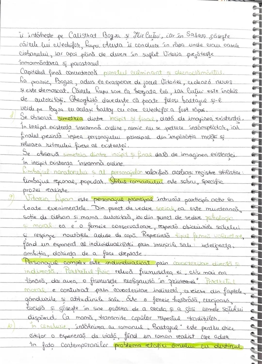 Brarbitranguren
1) Mihail Sadoveanu, fund fidel principilor traditionaliste, ilustrează
in opera sa viata satului românesc..
2) Baltagul p
