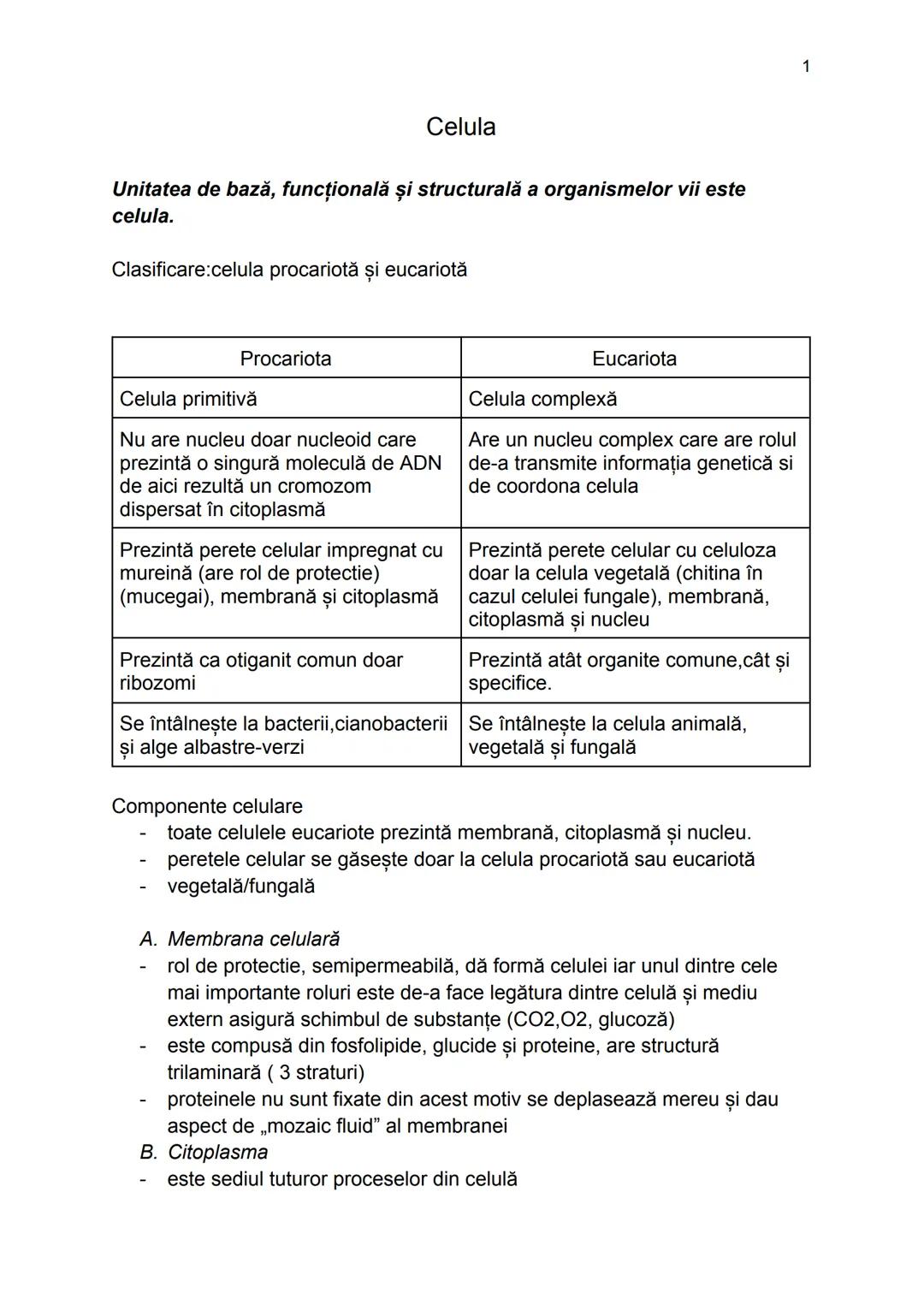 --- OCR Start ---
are organite comune și specifice (care se întâlnesc doar în anumite
celule)
Organite comune:
1. Mitocondria
membrană dublă