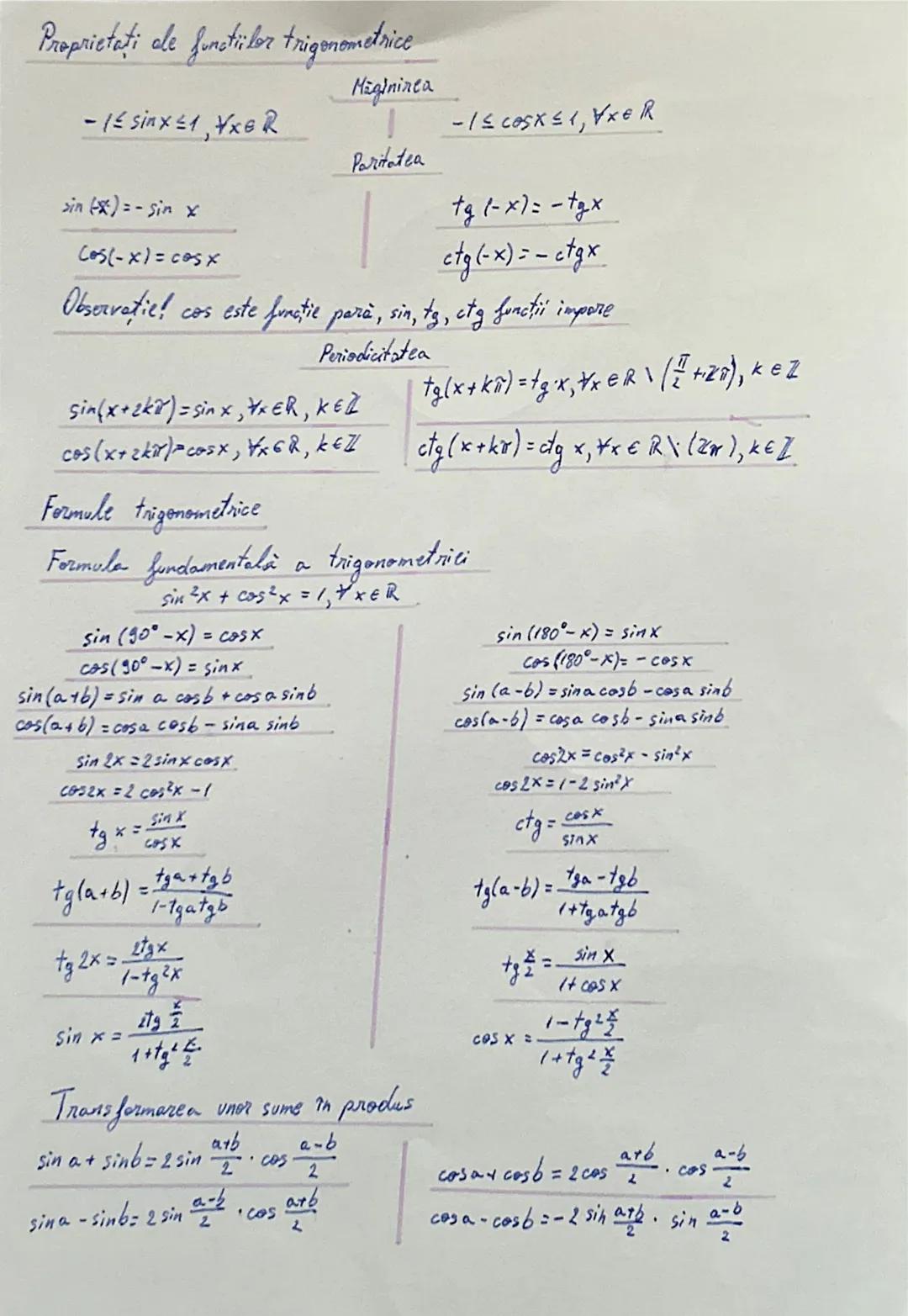 Subiectul I. 6
Elemente de trigonometrie
Cercul trigonometric
Sin
$
\frac{\pi}{2}$
(0,1)
(-1,0) $\pi$
(0-1)
(1,0) cos
$2\pi$
sin