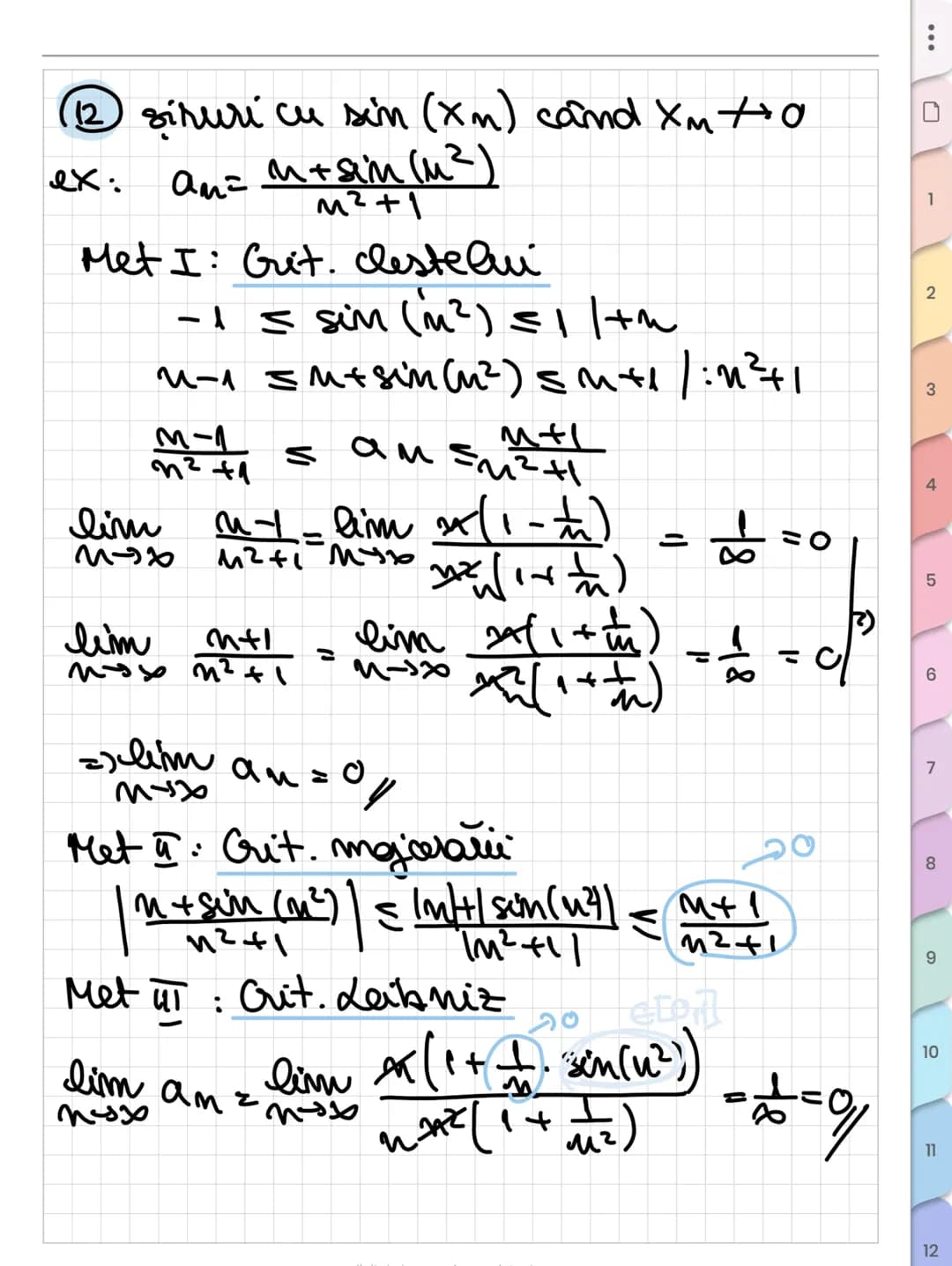 # Sume
remarcabile
① $\sum_{k=1}^{n} k = \frac{n(n+1)}{2}$
② $\sum_{k=1}^{n} k^2 = \frac{n(n+1)(2n+1)}{6}$
③ $\sum_{k=1}^{n} k^3 = [\frac