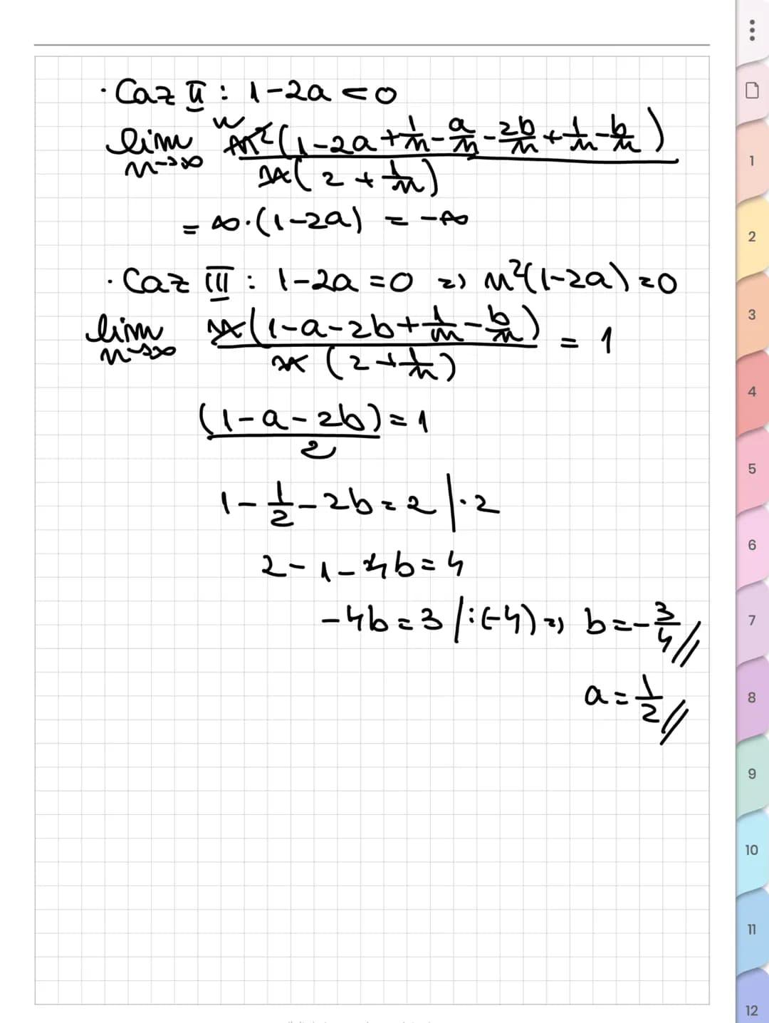 # Sume
remarcabile
① $\sum_{k=1}^{n} k = \frac{n(n+1)}{2}$
② $\sum_{k=1}^{n} k^2 = \frac{n(n+1)(2n+1)}{6}$
③ $\sum_{k=1}^{n} k^3 = [\frac