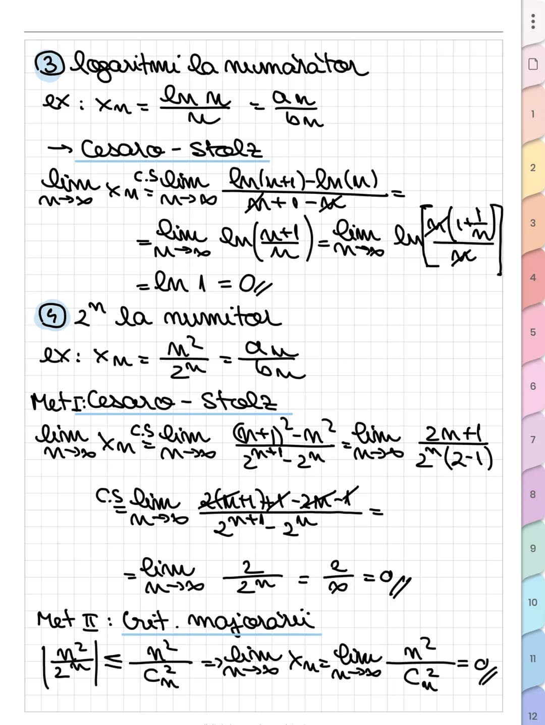 # Sume
remarcabile
① $\sum_{k=1}^{n} k = \frac{n(n+1)}{2}$
② $\sum_{k=1}^{n} k^2 = \frac{n(n+1)(2n+1)}{6}$
③ $\sum_{k=1}^{n} k^3 = [\frac