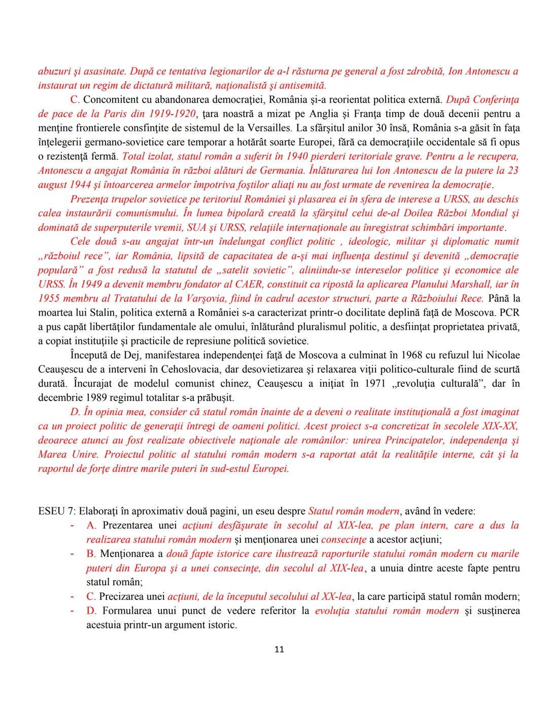 --- OCR Start ---
III. ESEURI ARGUMENTATIVE ȘI STRUCTURATE PE UN PLAN DE IDEI DAT
TEMA 1 BAC: ROMANITATEA ROMÂNILOR ÎN VIZIUNEA ISTORICILOR