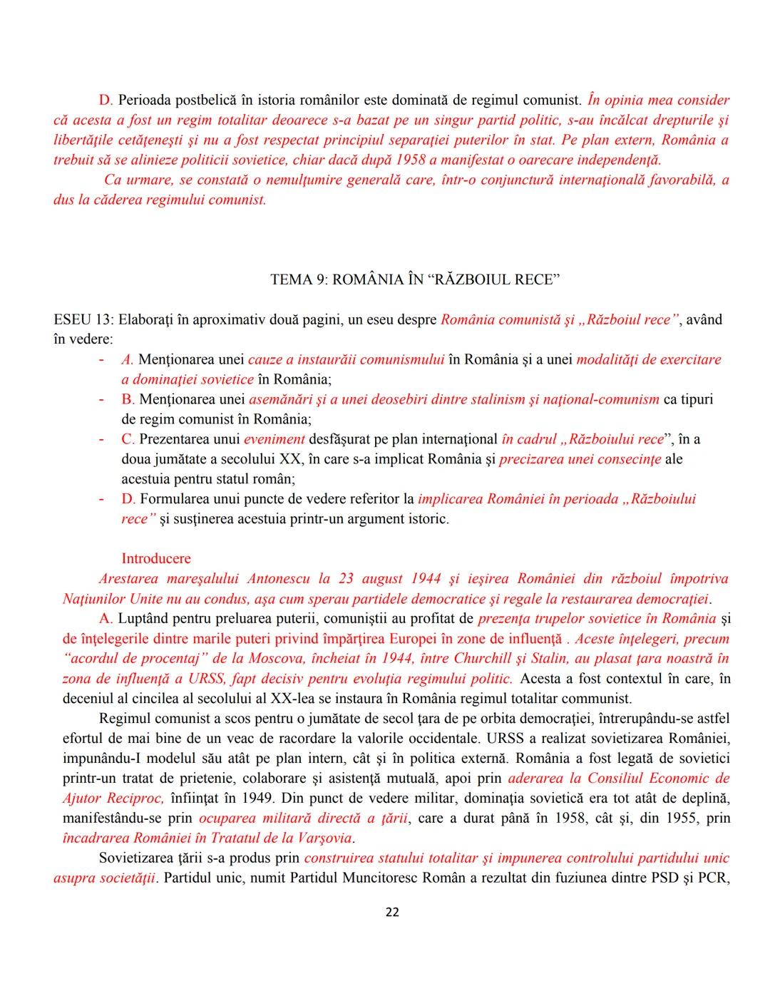 --- OCR Start ---
III. ESEURI ARGUMENTATIVE ȘI STRUCTURATE PE UN PLAN DE IDEI DAT
TEMA 1 BAC: ROMANITATEA ROMÂNILOR ÎN VIZIUNEA ISTORICILOR