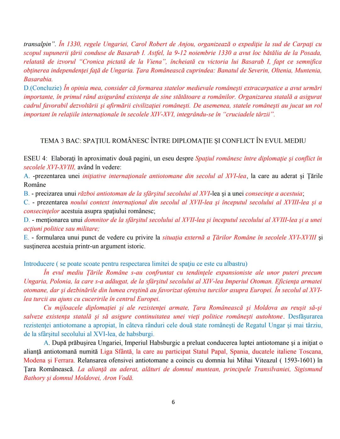 --- OCR Start ---
III. ESEURI ARGUMENTATIVE ȘI STRUCTURATE PE UN PLAN DE IDEI DAT
TEMA 1 BAC: ROMANITATEA ROMÂNILOR ÎN VIZIUNEA ISTORICILOR