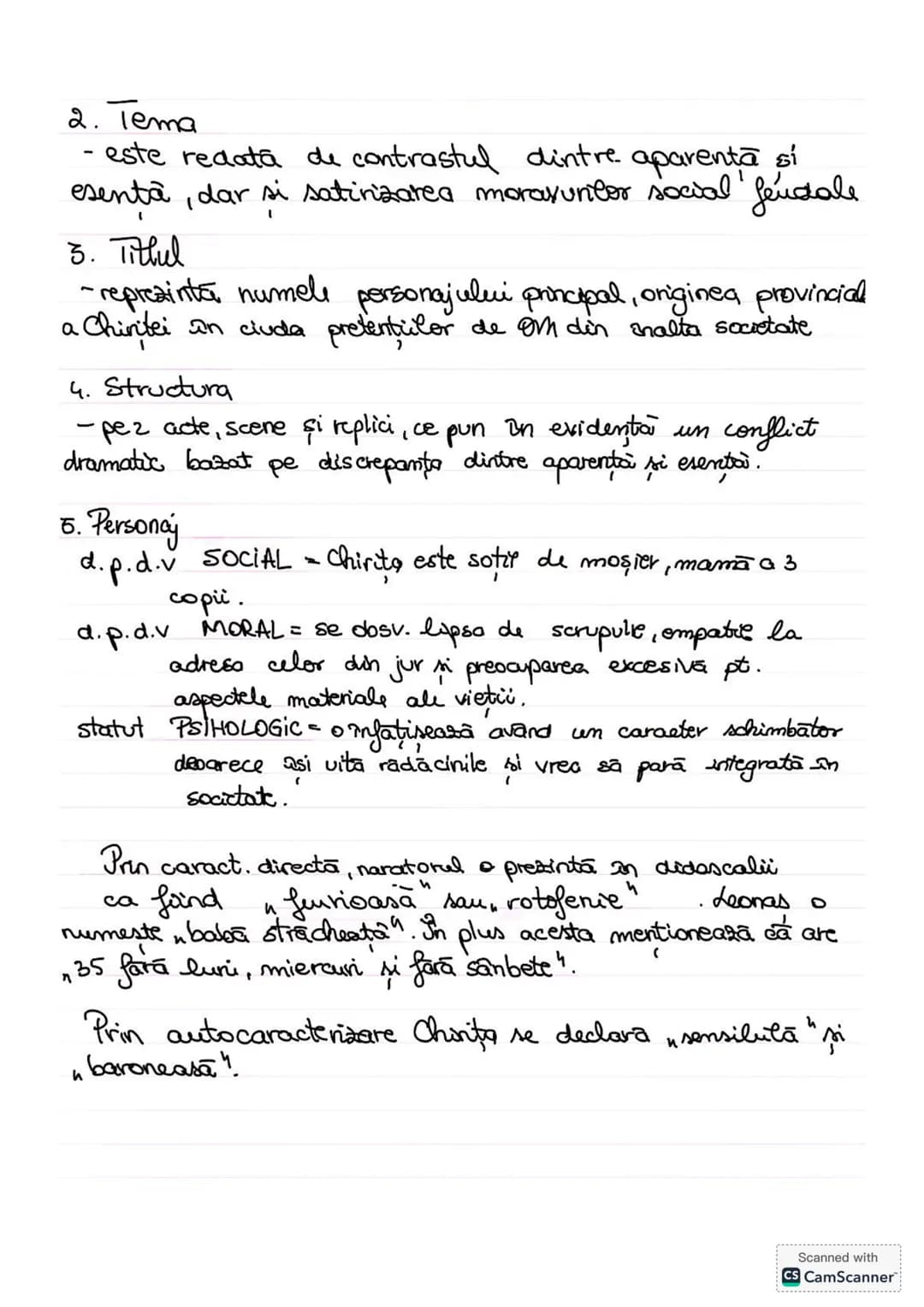 # Chirita în provintie
-Vasile Alecsandri-
1. Incadrare
-textul face parte din ciclul chintelor, alaturi de
comediile Chirita in Jasi "sa