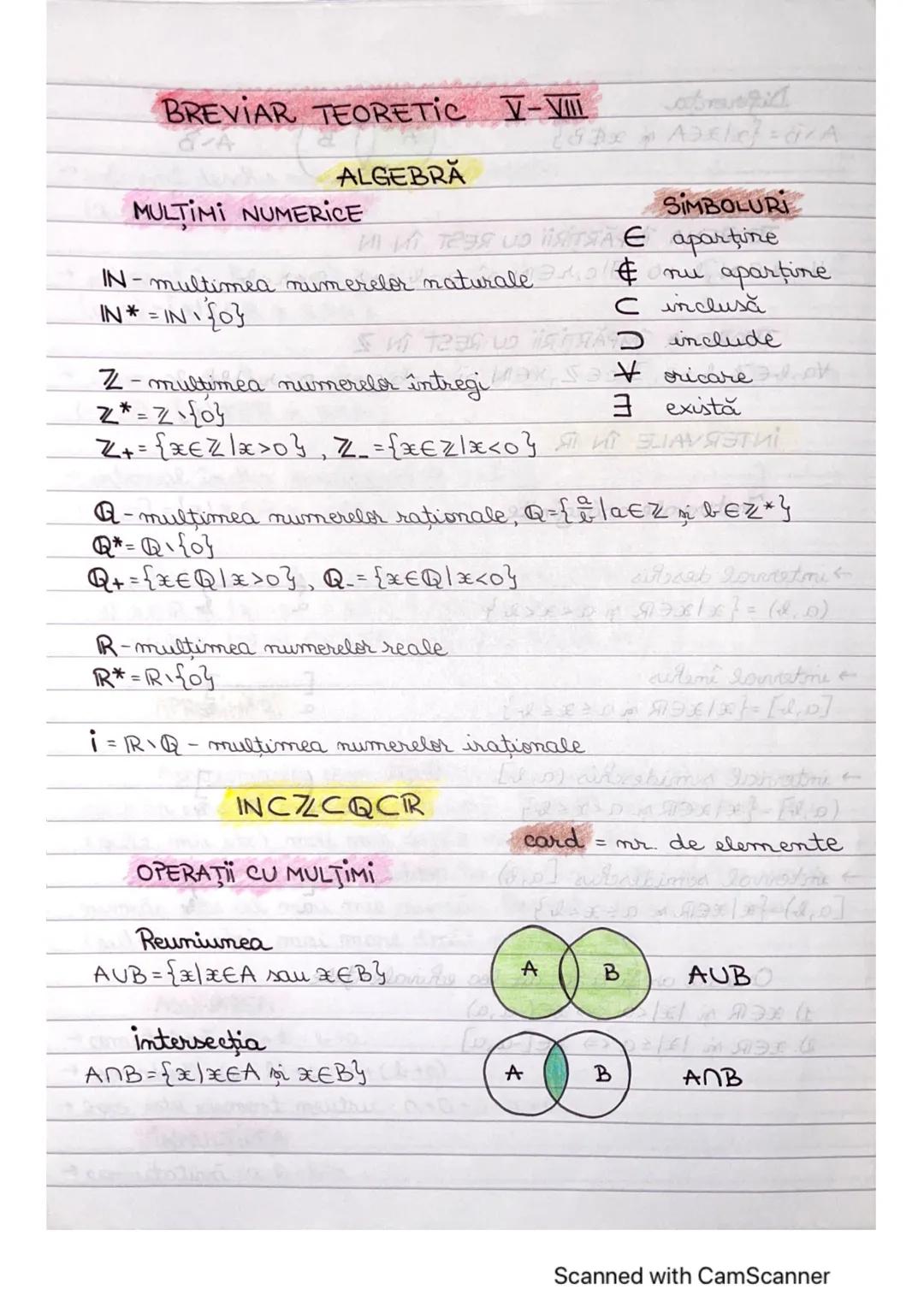 Materie matematică 5-8