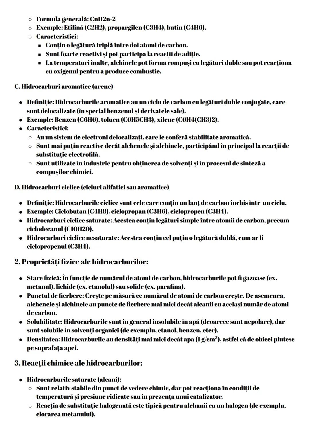 --- OCR Start ---
Hidrocarburile sunt compuși organici formati din numai două elemente chimice: carbon (C) şi
hidrogen (H). Acestea sunt baz