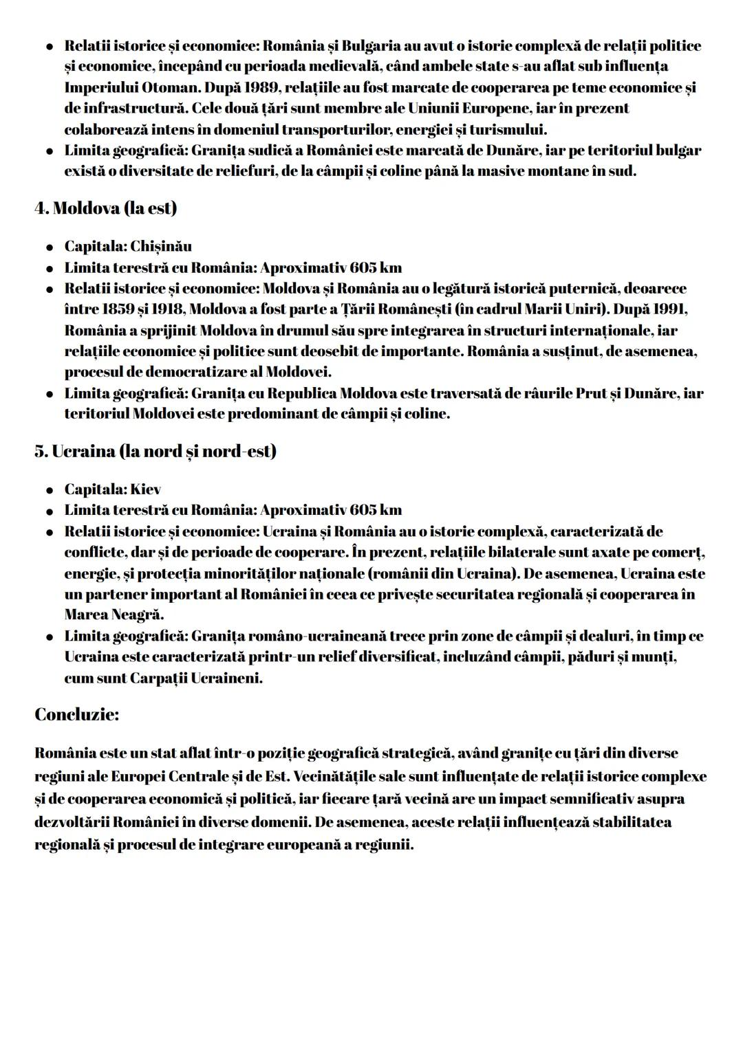 O
România se află într-o poziție centrală în sud-estul Europei și are granițe comune cu cinci țări.
Aceşti vecini sunt esențiali din punct