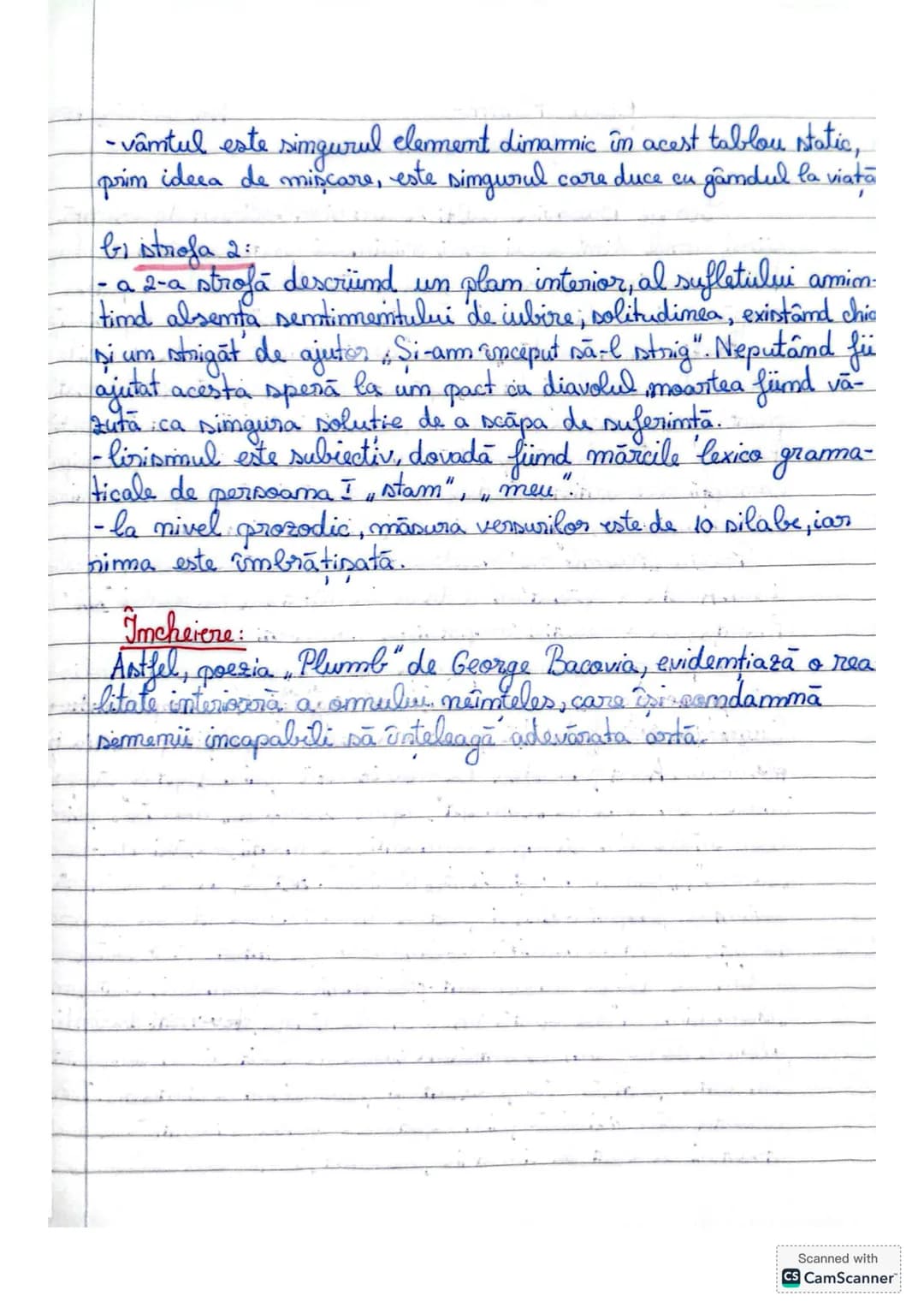 # Schema Eseu
Plumb
1916
de George Bacovia
Introducere:
George Bacovia cultivă un simbolism de esemta, făcân
parte din cea de a 4-a etapă