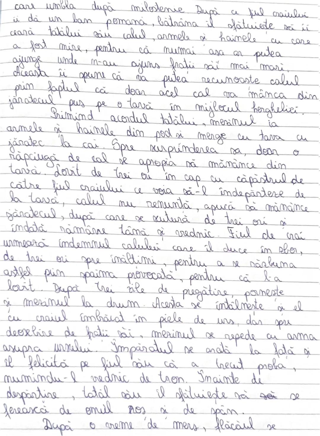 Povestea lui Harap Alb
de Ion Creangă
POVESTIRE
A fost odată un crai bătrân care avea
trei feciori. Intr-o tară îndepărtată, el avea un
fra