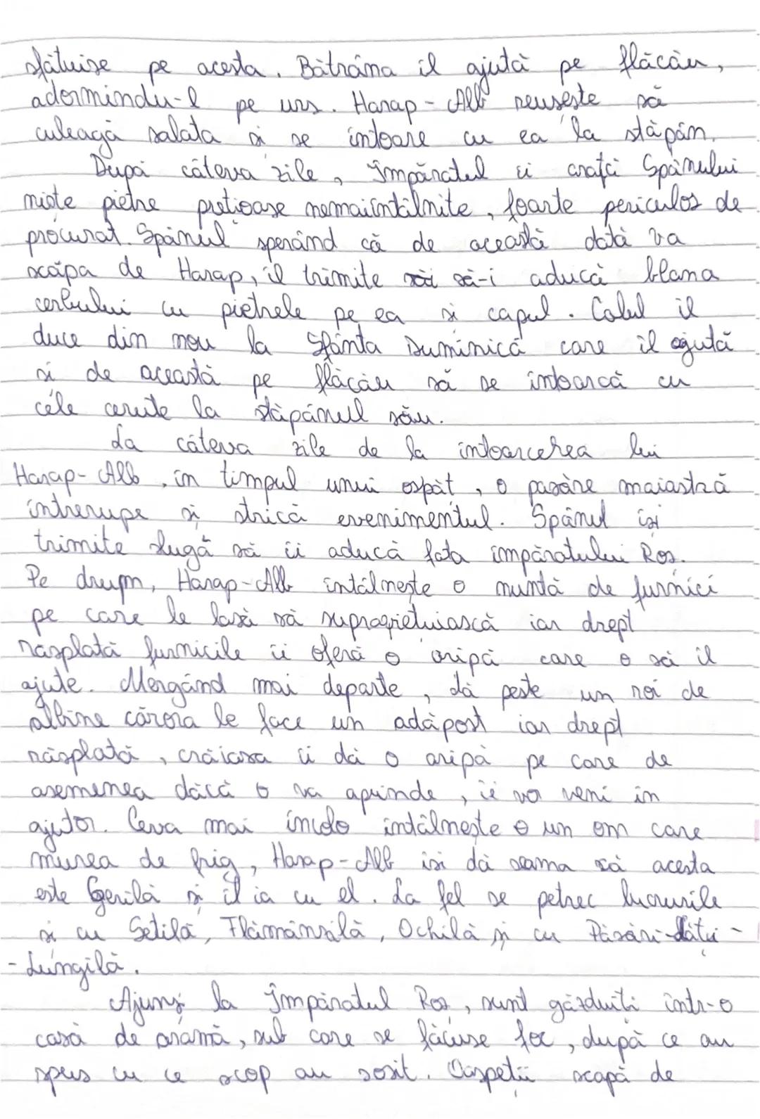 Povestea lui Harap Alb
de Ion Creangă
POVESTIRE
A fost odată un crai bătrân care avea
trei feciori. Intr-o tară îndepărtată, el avea un
fra