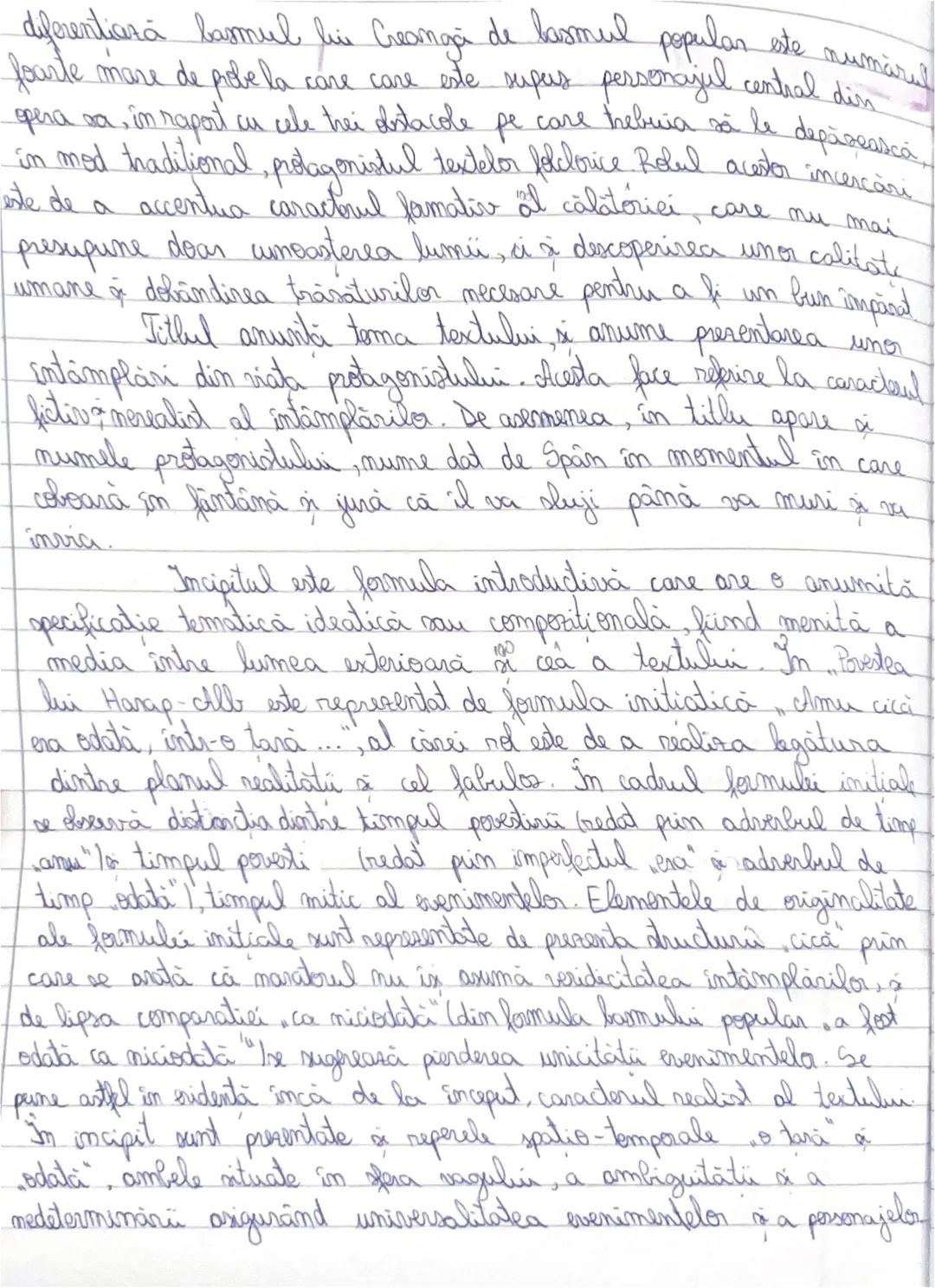 # CARACTERIZAREA LUI
HARAP-ALB
Basmul Povestea lui Harap-clb" este un basm cult serio
de tom Creangă. chest baum a fost publicat pentru pri
