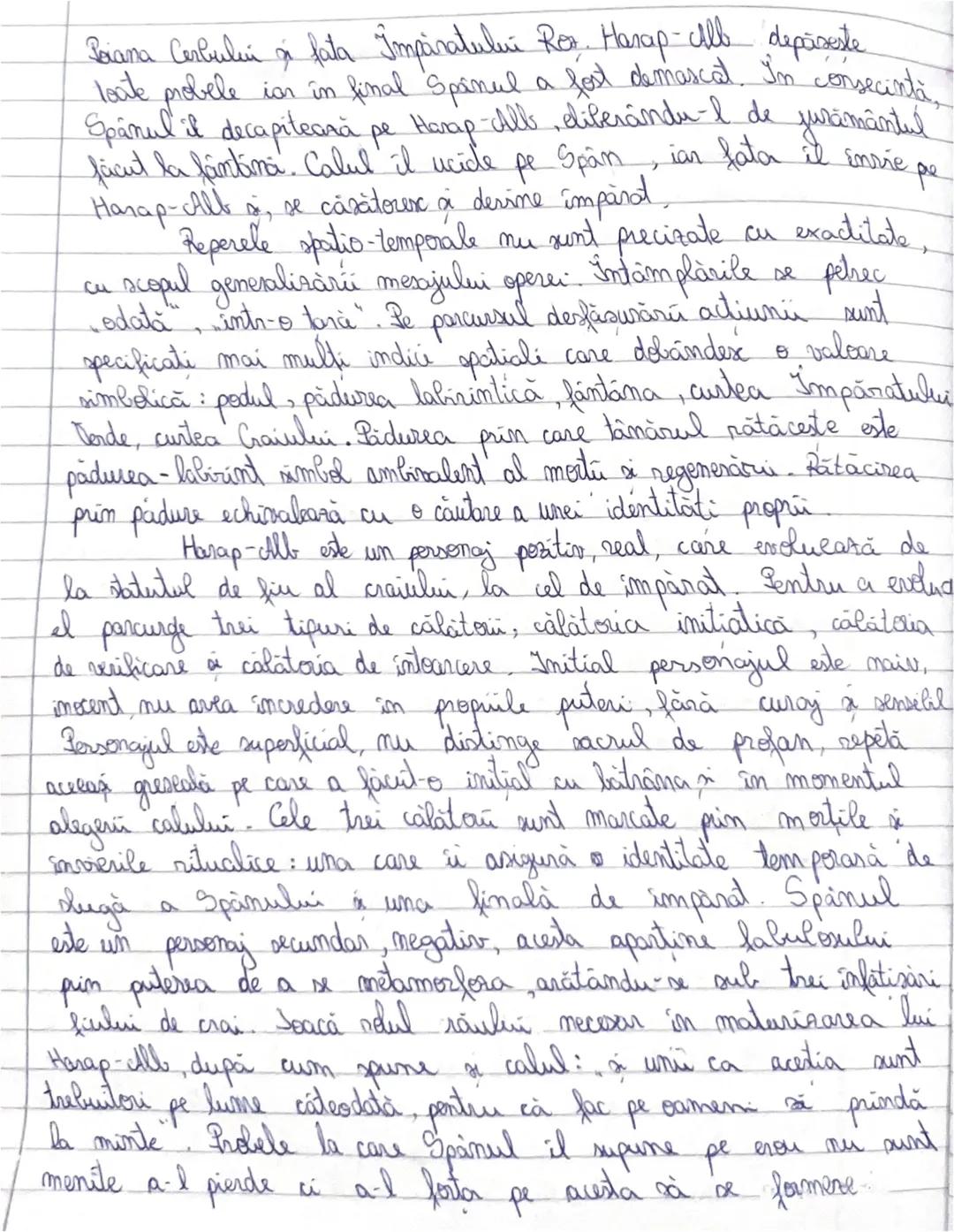 Relatia dintre două personaje
HA i Spanul
04.10.2024
Basmul Povestea lui Harap-Alb" este un basm cult de
Ion Creanga. Acest basom a led publ