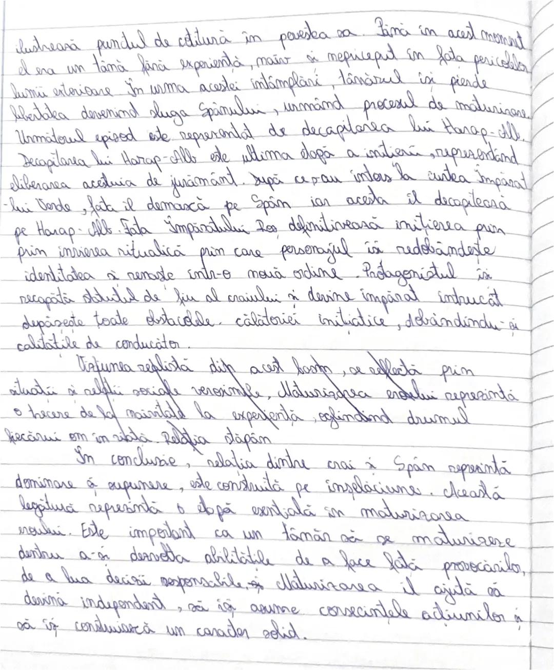Relatia dintre două personaje
HA i Spanul
04.10.2024
Basmul Povestea lui Harap-Alb" este un basm cult de
Ion Creanga. Acest basom a led publ
