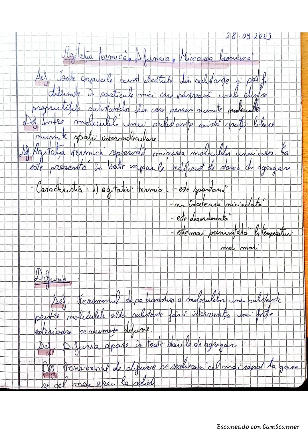 28-092023
Agitetia termica, Afunia, Mixans lesmeret
f
Ae). Joate corpurile seinst alcatuite din schitante ji pat
diteirate în particule mi