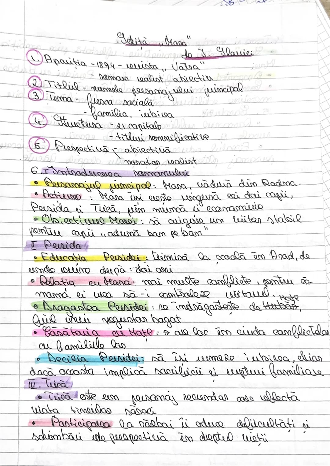 Sekita Masa"
atommer de Glavici
① Apariţia - 1894 - Levista, Valoa
@ Titlul - numele peecanajului uincipal
3. Terma - fresca sacială
-fami