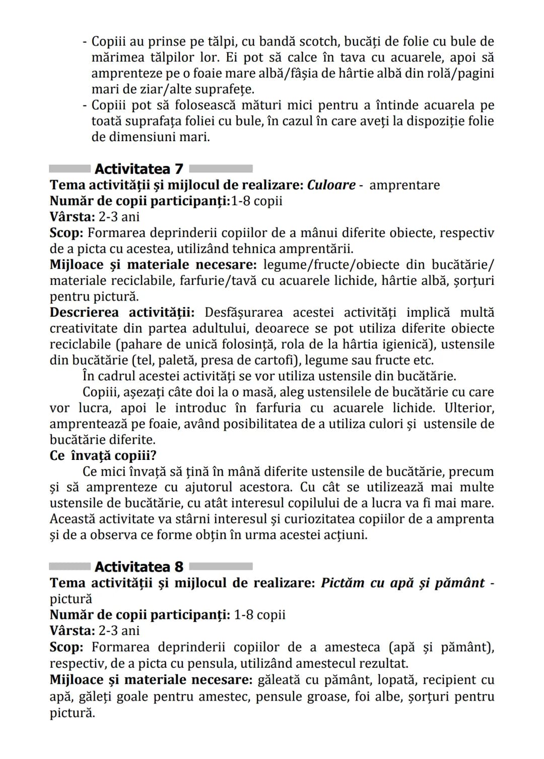 Practici pentru implementarea curriculumului pentru
educaţia timpurie antepreșcolară în România
GHID PRACTIC
pentru
educaţie timpurie
ANTEPR