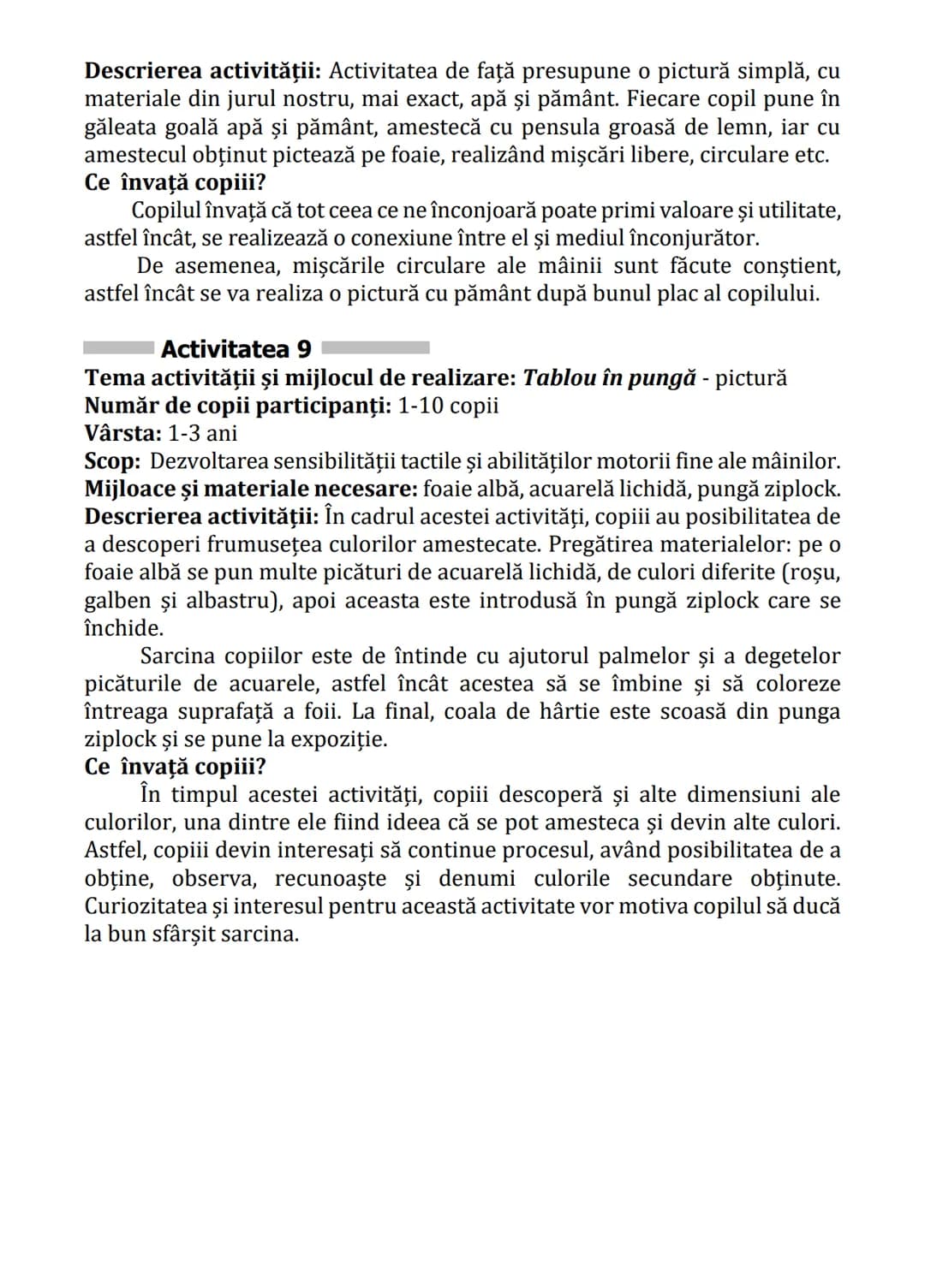 Practici pentru implementarea curriculumului pentru
educaţia timpurie antepreșcolară în România
GHID PRACTIC
pentru
educaţie timpurie
ANTEPR