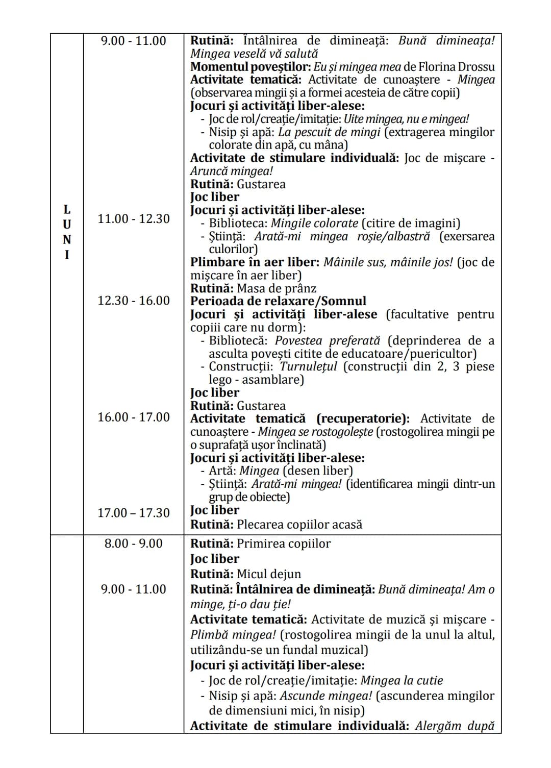Practici pentru implementarea curriculumului pentru
educaţia timpurie antepreșcolară în România
GHID PRACTIC
pentru
educaţie timpurie
ANTEPR
