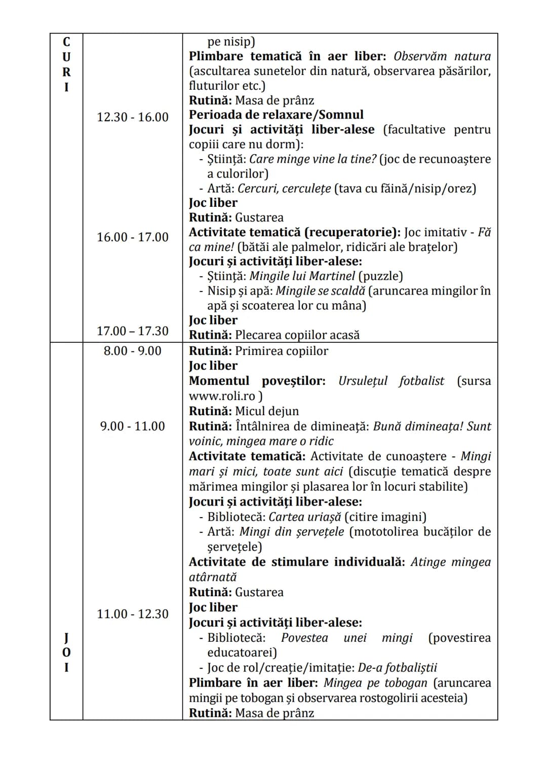 Practici pentru implementarea curriculumului pentru
educaţia timpurie antepreșcolară în România
GHID PRACTIC
pentru
educaţie timpurie
ANTEPR