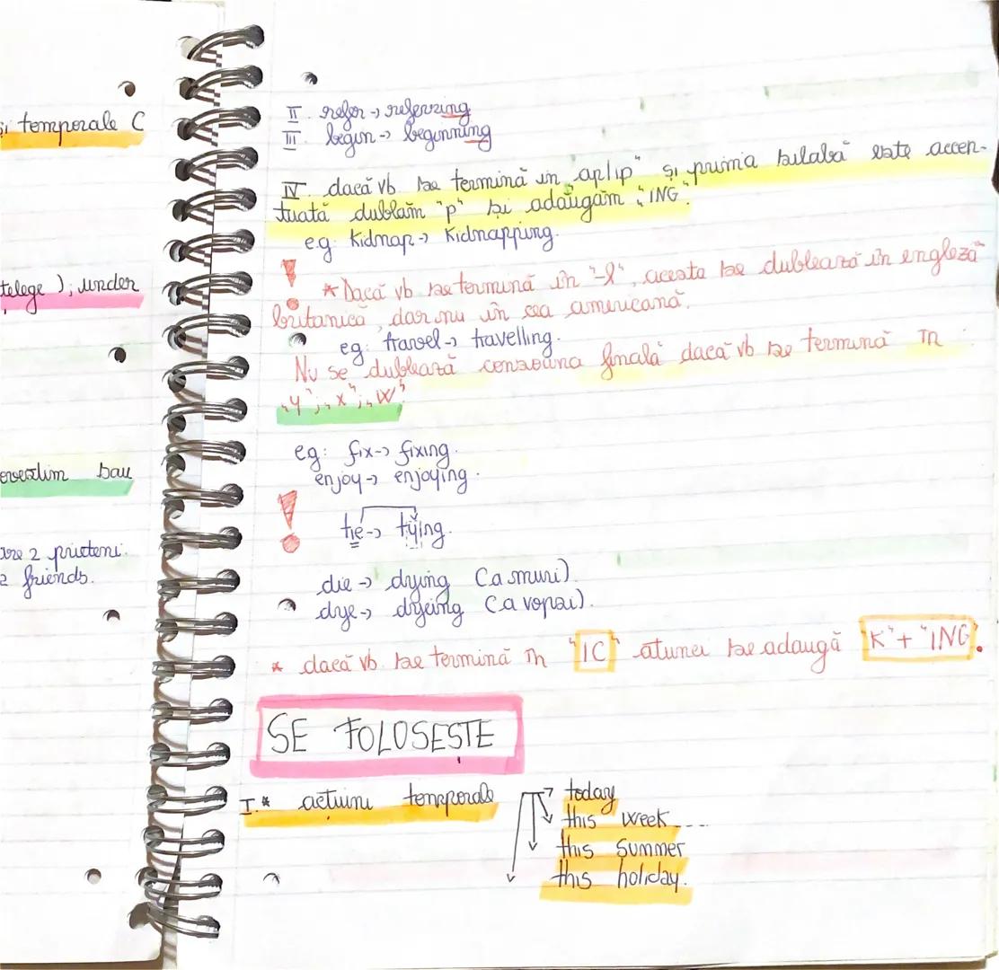 --- OCR Start ---
Present Simple ✓
AFF S+ vb Csles la pers. a-Ⅲ-a).
NEG S+ don't+ vb.
S+ doesn't + vb.
INT D0+5+VB
DOES+S+VB
AV* Elemente de