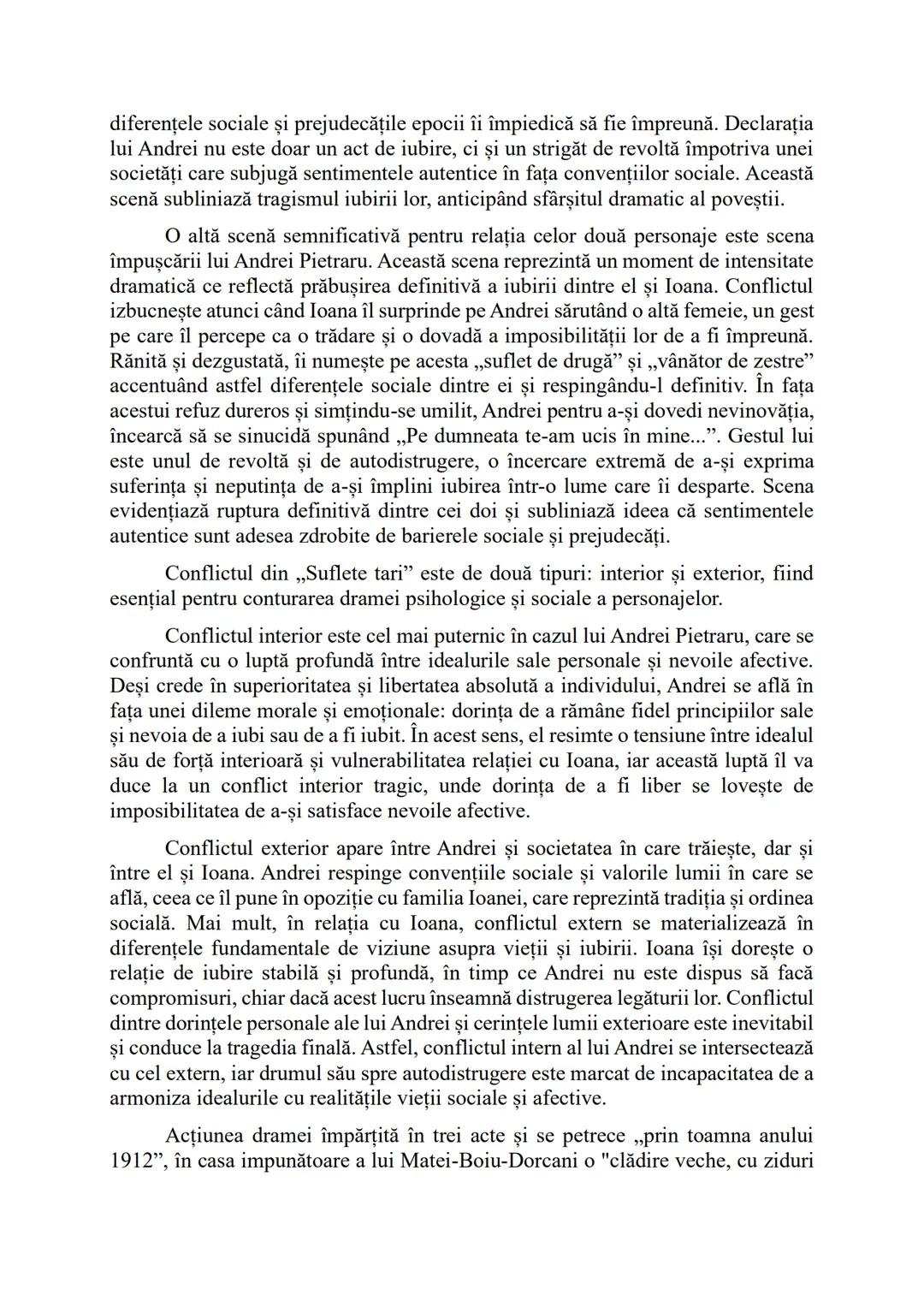 # ,,Suflete tari" (1922/1925), Camil Petrescu
- Particularitățile unei drame -
Reprezentată pe scena Teatrului Naţional din Bucureşti în 1