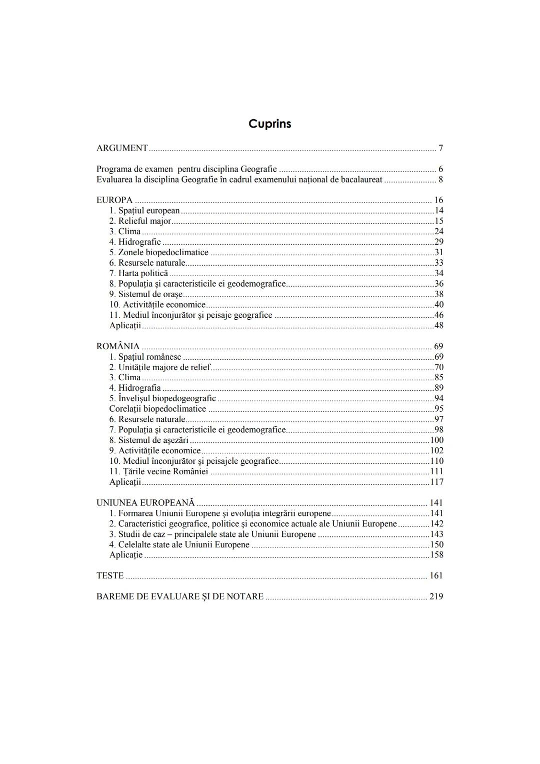 # GEOGRAFIE
•
Ghid de pregătire intensivă
pentru examenul de bacalaureat --- OCR Start ---
Lucrare în conformitate cu programa școlară a e