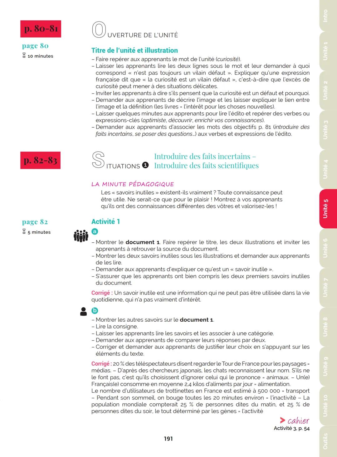 Agir
Coopérer
Apprendre
L'atelier
Méthode
de Français
B1
GUIDE PRATIQUE DE CLASSE
didier
Français Langue Étrangère Agir
Coopérer
Apprendre