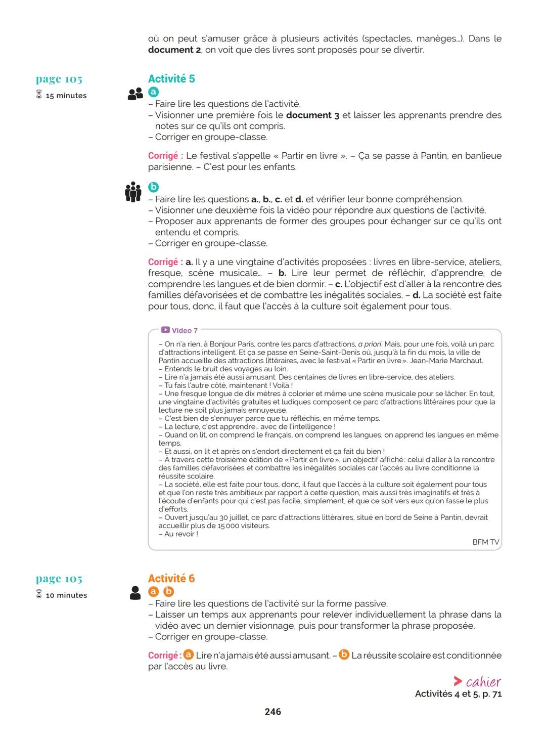 Agir
Coopérer
Apprendre
L'atelier
Méthode
de Français
B1
GUIDE PRATIQUE DE CLASSE
didier
Français Langue Étrangère Agir
Coopérer
Apprendre