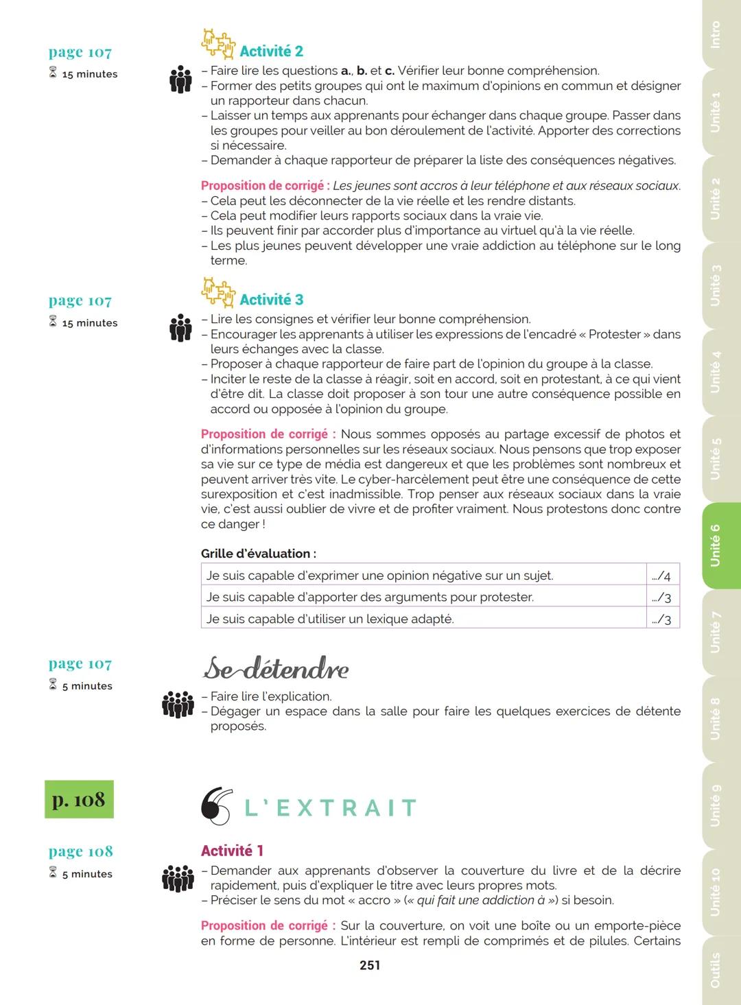 Agir
Coopérer
Apprendre
L'atelier
Méthode
de Français
B1
GUIDE PRATIQUE DE CLASSE
didier
Français Langue Étrangère Agir
Coopérer
Apprendre